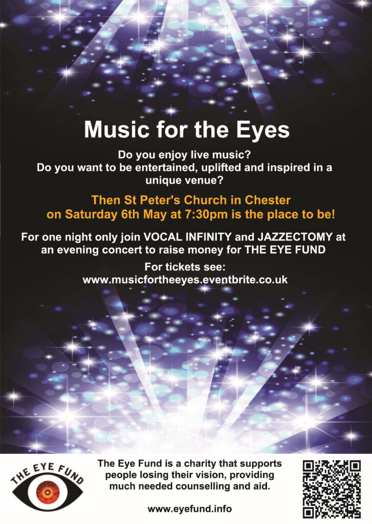 Poster for Music for The Eyes, containing the same information as on this page.